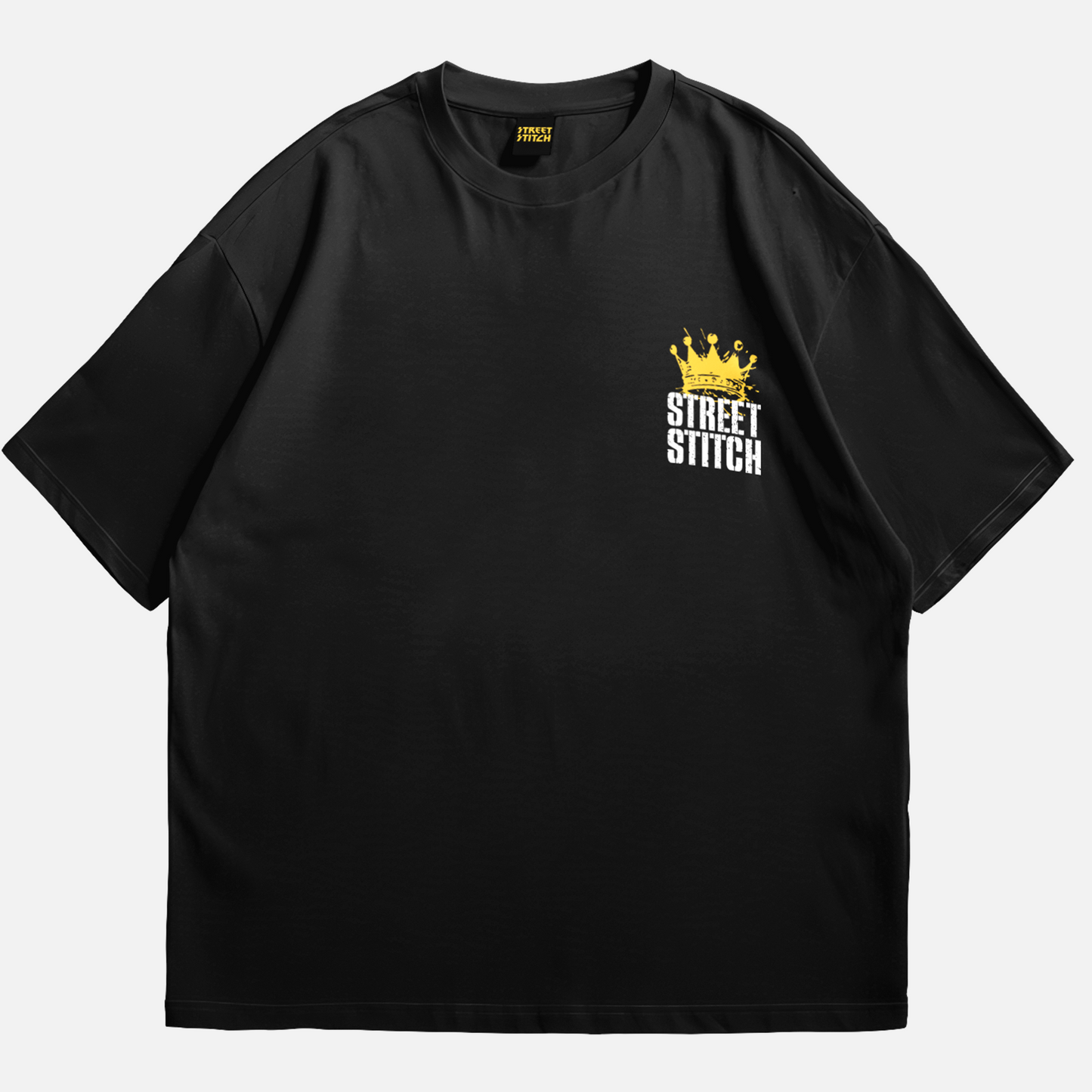 Built To Hustle Black T-shirt Oversize