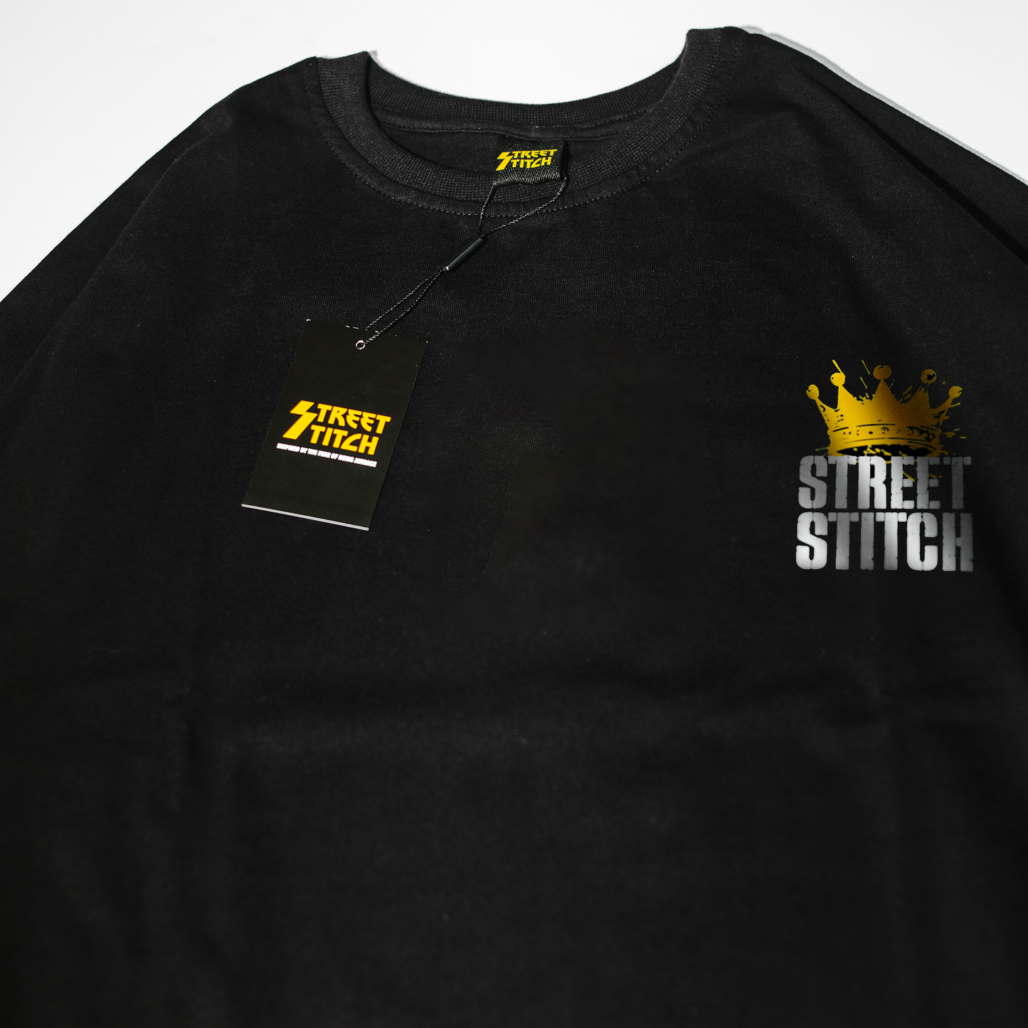 Built To Hustle Black T-shirt Oversize