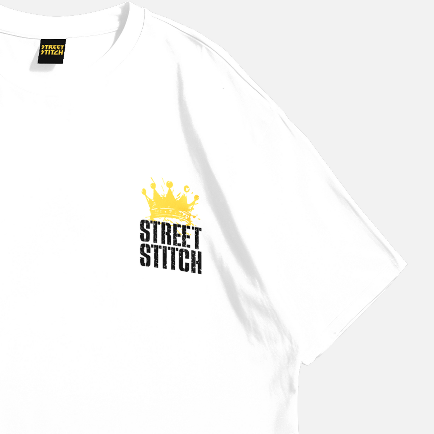 Built To Hustle white T-shirt Oversize