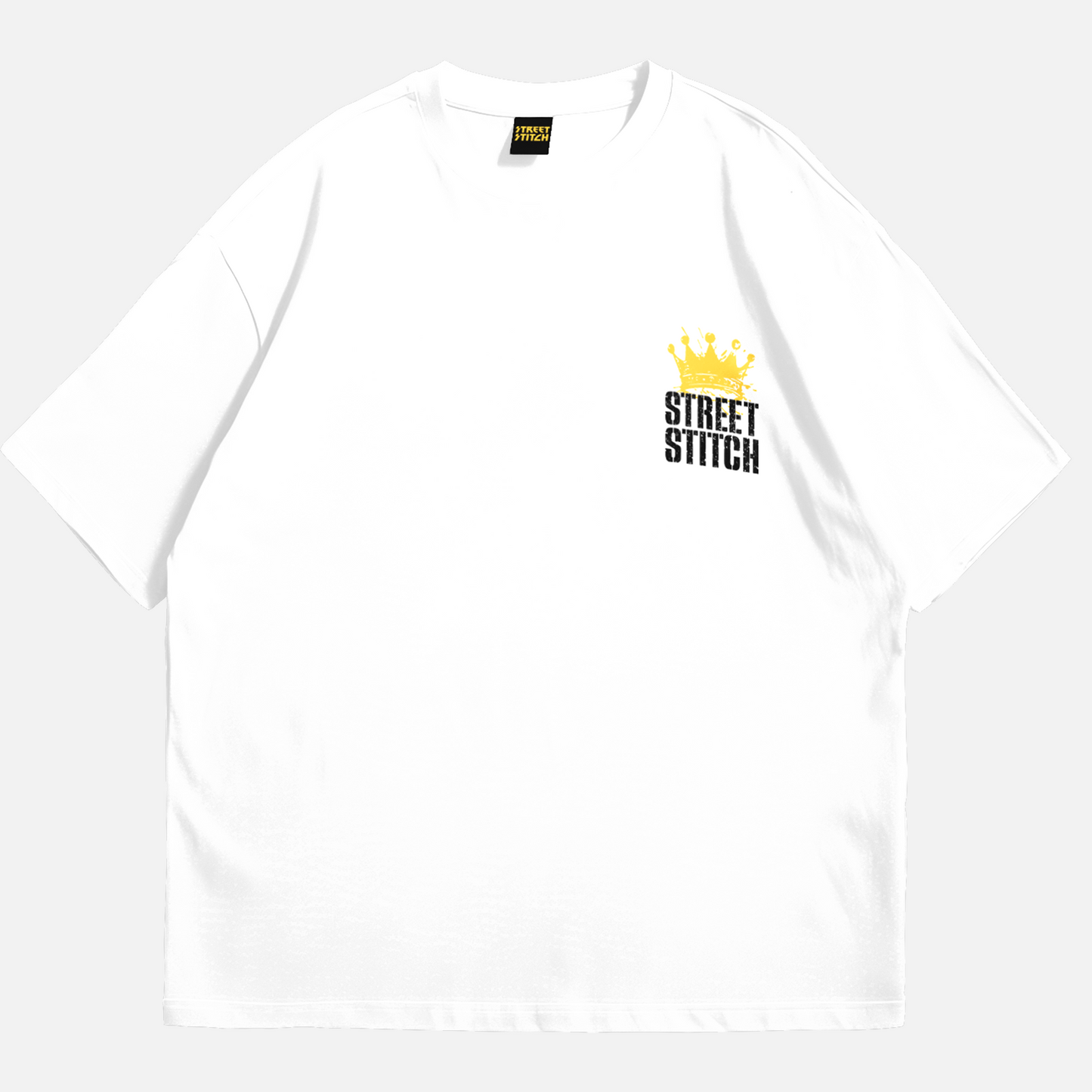 Built To Hustle white T-shirt Oversize