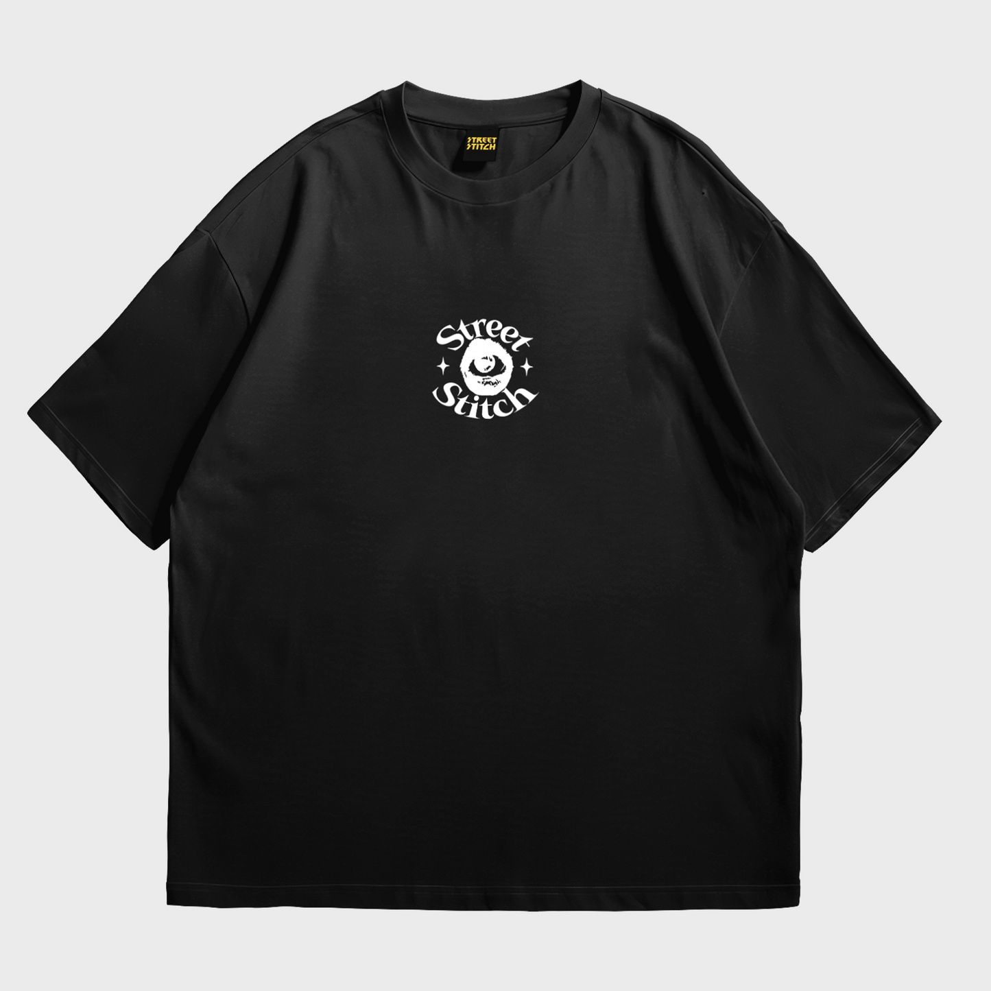 Real Eyes Black T-shirt Oversize