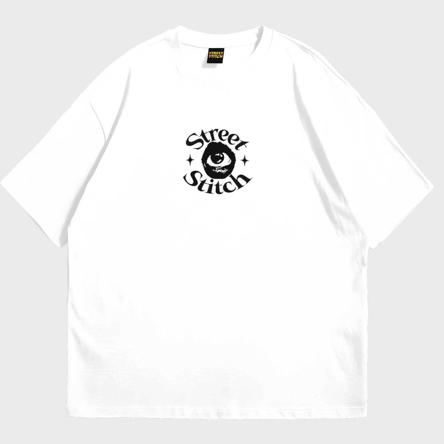 Real Eyes White T-shirt Oversize